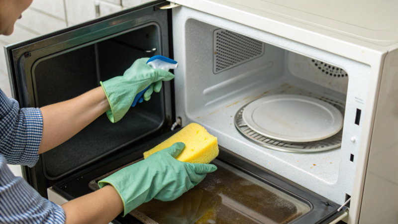 Come aceto e limone possono salvare il tuo microonde incrostato