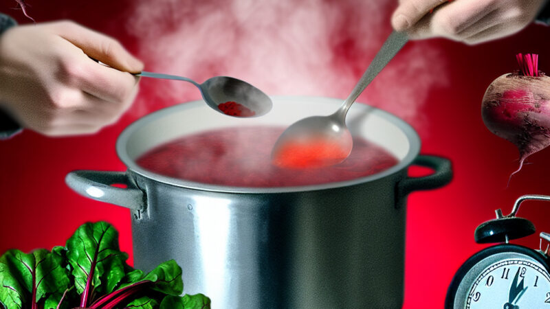Le barbabietole bolliranno in 10 minuti se aggiungi un solo ingrediente: un trucco segreto
