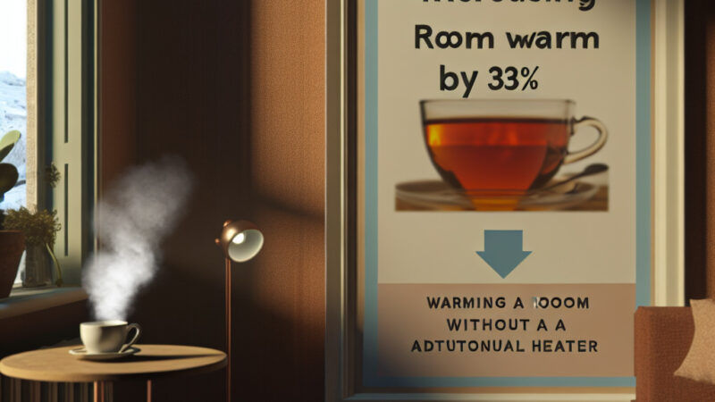 Riscaldamento del 33%: come riscaldare una stanza senza riscaldatore aggiuntivo